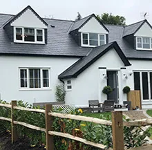 garden at the front of a house