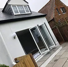 sliding doors onto garden
