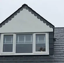 outside window of a loft conversion