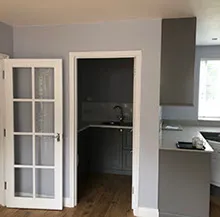 door leading to a utility room